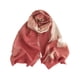 thumbnail image 1 of 1 chal elegante de cachemira sintética para mujer con degradado swoosh, 1 of 5