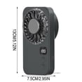 thumbnail image 4 of ICQOVD Desk Fan Usb Digital Display Cooling Fan 100 Speed Quiet Desktop office, 4 of 8