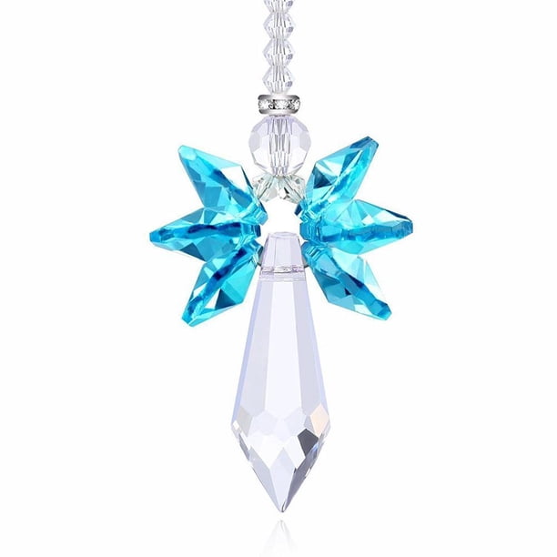 Decoración De Cristal Para El Coche Arco Iris Angel Crystal Suncatcher Colgante De Cuentas Colorido Adornos Colgantes Para El Hogar Del Coche Yuarrent VI011983-01