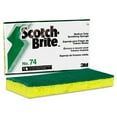thumbnail image 3 of 3.6 in. x 6.1 in. Yellow/Green Medium-Duty Scrubbing Sponge (20/Carton), 3 of 3