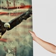 thumbnail image 3 of Orinice Bald Eagle Flag Flying Bathroom Decor Set - Colorful Luxurious Graphic Polyester Fabric Shower Curtain with Hooks - Chic Modern Home Bathtubs Decor 60x72, 3 of 7