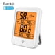 thumbnail image 5 of Mini termómetro digital Temperatura a domicilio Calibrador de batería General de efecto invernadero Humedad LCD Medidor de bebé Bebé Nursery Thermal Hogar blanco con negrolit seitruly HA010422-04B, 5 of 6