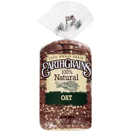 Earthgrains 100% Natural Oat Bread, 24 oz - Walmart.com