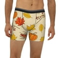 thumbnail image 2 of Xecao Rustic Harvest Time Print Boxer Briefs for Men's Stretch Moisture-Wicking Underwear, Mid-Rise Classics breathable fabric, 2 of 7