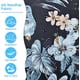 thumbnail image 2 of Bolsa de playa grande impermeable Li build Flor negra, 2 of 5