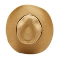 thumbnail image 4 of iHPH7 Packable Straw Hat for Women Cowboy Hats for Women Cowboy Straw Hat Women Straw Hats for Summer Straw Cowgirl Hat, Khaki One Size, 4 of 5