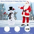 thumbnail image 3 of Costway Décoration de Noël Bonhomme de Neige & Oiseaux Rouges Pré-Éclairé 4.2 Pieds avec Lumières LED Vacances, 3 of 10