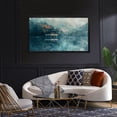 thumbnail image 2 of Asian Landscape Painting Abstract Wall Art Longmen Grottoes Wall Decor Framed Canvas Wall Art For Home Decoration, 2 of 8