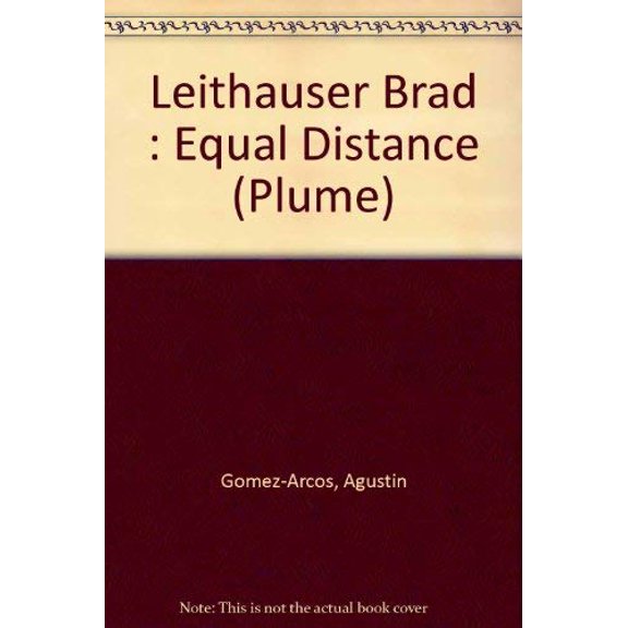 Pre-Owned Equal Distance, 9780452258181, 0452258189, Paperback,