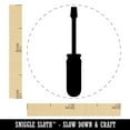 thumbnail image 2 of Screwdriver Silhouette Woodworking Tools Self-Inking Rubber Stamp Ink Stamper - Brown Ink - Mini 1/2 Inch, 2 of 7