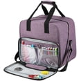 thumbnail image 2 of Sewing Machine Storage Bag, Sewing Machine Carrying Case with Handle, Organizer Outdoor Sewing Tote Bag Yarn Storage Holder, Purple, 2 of 5