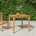 thumbnail image 1 of vidaXL Table de Salle à Manger de Jardin 85x85x75 cm Bois Massif de Teck, 1 of 4