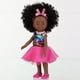 thumbnail image 3 of Muñeca bebé negra de 25 cm con pelo rizado | Muñeca realista de vinilo para niñas de 3 a 6 años | Muñeca flexible y articulada con pelo peinable | Regalo perfecto para bebés y niños pequeños, 3 of 5