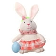 thumbnail image 4 of veasfak Easter Rabbit Sculpture Cartoon Easter Rabbit Figures for Table Holiday Home Girl, 4 of 9