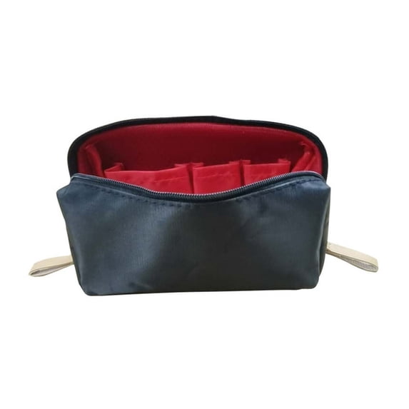 Portable Zipper Bag Travel Organizer Large Capacity Wash Pouch Square Bag Cosmetic Cases Cosmetic Bag Storage Toiletry Bag Makeup Bags RED BLACK