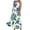 Blue, variant on Sevevn Women's Fashionable Sleeveless And Linen Round Neck Printed Long Dress Green L Gift for Adults