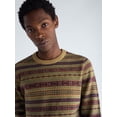 thumbnail image 4 of Free Assembly Men's Fair Isle Sweater with Long Sleeves, Midweight, Sizes XS-3XLT, 4 of 6