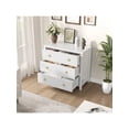 thumbnail image 3 of Studyset 6 Dresser for Bedroom, 47.2" Wide Dresser, Modern Wide Drawer Dresser with Storage, Wooden Closet Dressers Chest of Drawers Freestanding for Bedroom, Nursery, Living Room, 3 of 4
