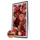 thumbnail image 3 of Kit de punto de cruz con pintura de bordado de diamantes de flores rosas de taladro completo 5D DIY, 3 of 9