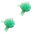 thumbnail image 2 of Wosthever Tire de la cinta de los lazos para envolver regalos Decoración de boda jubilosa festiva Cestas de regalo Regalo de Navidad para Verde 2piezas, 2 of 6
