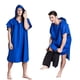thumbnail image 3 of Traje de neopreno de playa de surf suave y duradero Toalla cambiante de baño Poncho con capucha Azul Sharpla Toalla de cambio de traje de neopreno, 3 of 8
