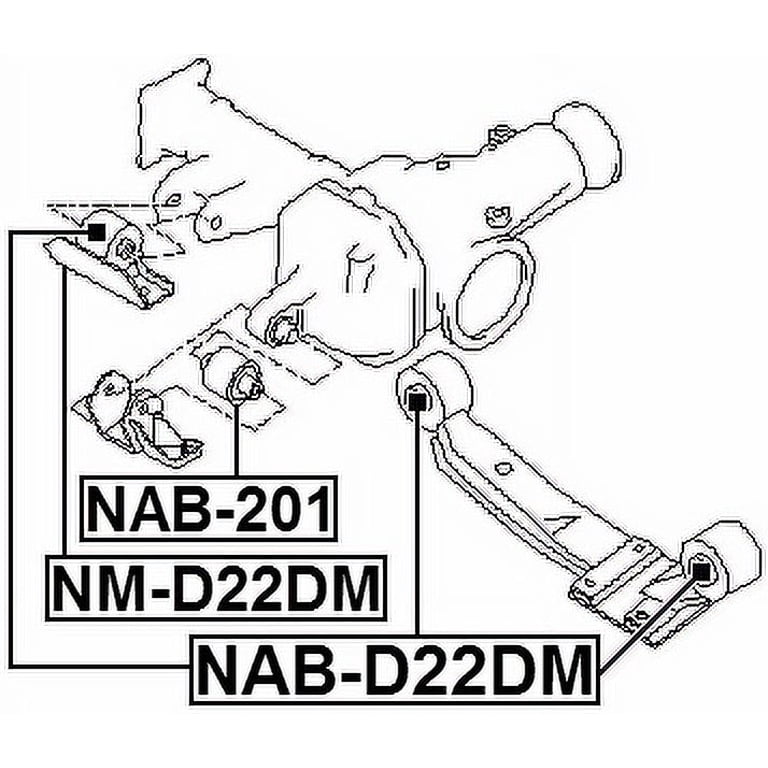 Differential Carrier Bushing-Evolution Febest MAB-CU20DM1 for sale online Differential Carrier Bushing-Evolution Febest MAB-CU20DM1 for sale online