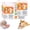 2PCS, variant on Newspaper Crinkle Dog Toy | Indestructible Squeaker and Bite-Resistant | for Interactive Play - small medium dogs, poodle teddy