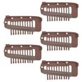 thumbnail image 1 of Perruque Épingle à Cheveux Léger Perruque Clips 5-pack Extension de Cheveux Clips Élégants Perruques Portables pour Facile Coiffure Léger, 1 of 5