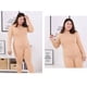 thumbnail image 4 of Sonducket Ropa interior térmica, ropa interior elástica para mujer, ropa cálida de manga larga para otoño, ropa interior elástica para invierno conjuntos de ropa Gris L Sonducket AP013605-03, 4 of 6
