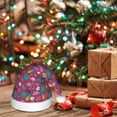thumbnail image 6 of Fuzoiu Summer Flamingo Print Santa Hat Christmas Hat for kids,Santa Hats with Pompom, Unisex Xmas Holiday Hat for Christmas New Year Festive Party Supplies, 6 of 6
