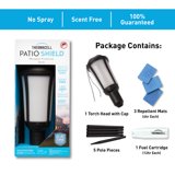 Thermacell Patio Shield Torch Mosquito Repeller with 12-Hour Refill and