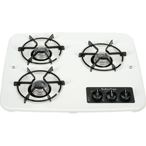 Suburban 3Burner DropIn RV Cooktop