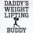 thumbnail image 2 of CafePress - Daddys Weightlifting Buddy Body Suit - Baby Light Bodysuit, Size Newborn - 24 Months, 2 of 4