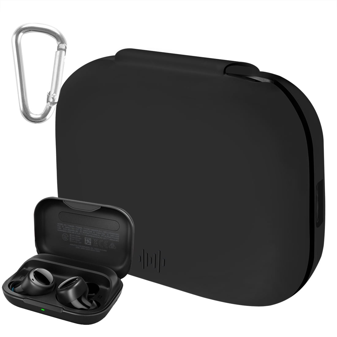 Geekria Silicone Case for Echo Buds, Charging Case Cover, Protective