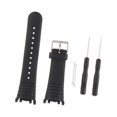 thumbnail image 1 of tredstone Black Rubber Wristwatch Bands for VECTOR Resilient and Trendy Replacement Strap Style A 1Set, 1 of 6