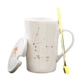 thumbnail image 1 of Bearachild Taza de cerámica multifuncional con constelaciones Taza imprescindible Tazas de cerámica de apariencia exquisita Cocina y Comedor acuario blanco, 1 of 6