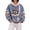 Blue, variant on Pet Carrier Hoodie Dog Cat Carrier Sweatshirts Cute Printed Pullover Hoodies with Front Pet Holding Pocket