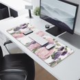 thumbnail image 2 of Long Mouse Pads for Desk,Pioneer Flower Floral Print Pattern Desk Mats on Top Of Desks, Desk Mouse Pad Extra Large with 3mm Non-Slip Base and Stitched Edge for Gaming,Office,Work,Home 31.5"x11.8", 2 of 6
