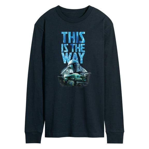 Star Wars - The Mandalorian This Is The Way Hyperspace - Men's Long Sleeve Graphic T-Shirt