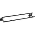 thumbnail image 1 of Delta Faucet 75925-BL Trinsic Double Towel Bar, Matte Black, 1 of 5