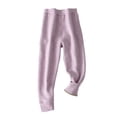 thumbnail image 2 of Fozruso Girls Chino Pants Warm And Girls Pants Thickened Autumn Tights For Kids Featuring Silk Knee Ideal For Cold Weather Layering Sizes 6-7 Years, 2 of 6