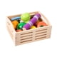 thumbnail image 2 of Comida de juguete de madera para aprendizaje temprano para niños, desarrollo de habilidades motoras finas para niños y niñas, regalos de fiesta,, 2 of 9