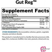 BioTrust Gut Reg Supports a Healthy Gut Lining, Helps Restore Gut Health and Helps Relieve Occasional GI Discomfort with PepZin GI, L-Glutamine and Ginger Extract, Non-GMO, Gluten-Free (60 Capsules)
