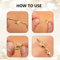 thumbnail image 4 of Lancharmed 14K Gold Plated Magnetic Necklace Clasp Bracelet Clasp Star Magnetic Jewellery Clasp Necklace Extenders for Women Friend Gifts, 4 of 7