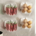 thumbnail image 4 of Plastic Hanging Storage Basket, Wall Mounted Kitchen Organizer with 13x12x12cm Dimensions, Non-slip & Easy Ll for Spice and Produce Storage in Bathroom, Pantry, or Office Spaces,Vsgery, 4 of 6