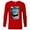 New Red, variant on Disney and Pixar’s Monsters, Inc. Sulley Top Scarer - Long Sleeve T-Shirt for Men - Customized-White