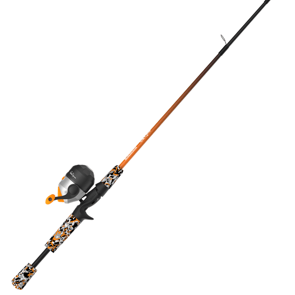 Zebco Bill Dance Spincast Reel & Fishing Rod Combo, 5-Foot, 2-Piece Rod, Reversible Retrieve Reel, 8-Pound Line