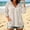 Beige, variant on Women's Solid Color Long Sleeve Zip Up Hooded Blouse Casual Top with Pockets for Summer