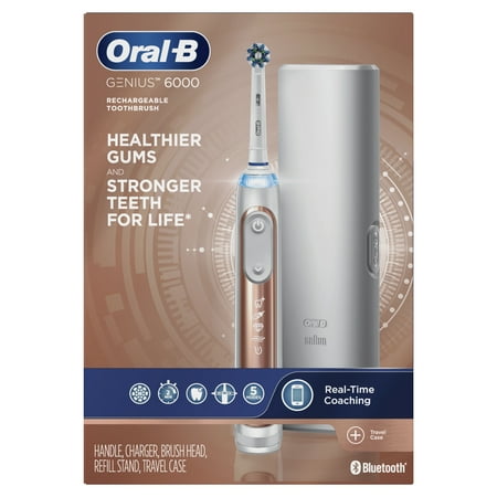 Oral-B Genius 6000 Rechargeable Toothbrush Rose Gold