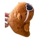 thumbnail image 1 of Llavero colgante capibara peluche 15 cm,. lentes rosas, 1 of 3